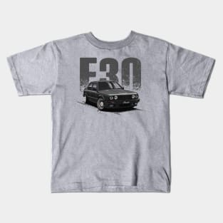 Classic E30 Gang (Super Black) Kids T-Shirt